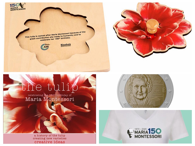 Maria Montessori 150th Anniversary Souvenirs
